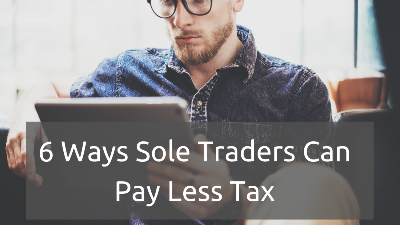 6 ways sole traders pay less tax