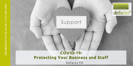 COVID-19 Updates Protecting your business and staff