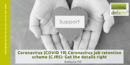Covid-19 CJRS Scheme. job retention scheme guidance